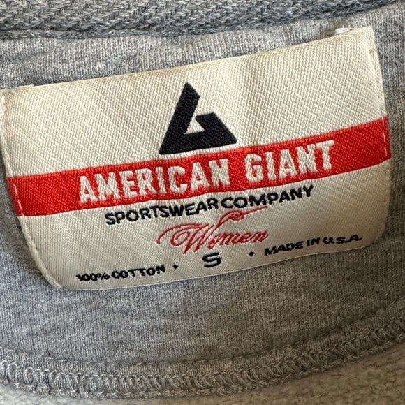 American Giant Classic Gray Crewneck Sweatshirt, Size S - Picture 3 of 7